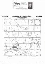 Dwight Township - West, Wild Rice River, Directory Map, Richland County 2007
